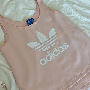 Adidas pink tank